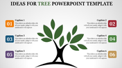 Tree PowerPoint Template for Business Growth Plans