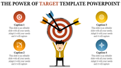 Our Pre Designed Target Template PowerPoint and Google Slides With Icons