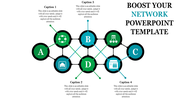 Cluster Network PowerPoint Template and Google Slides