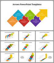 Customizable Arrows PowerPoint and Google Slides Themes