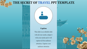 Editable Travel PPT Slides With Background Picture	