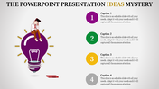 Bulb design PowerPoint Presentation Ideas for PPT and Google slides