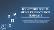 Social Media Presentation PowerPoint Template and Google  Slides Themes