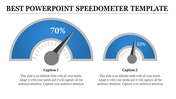 Two blue speedometers with gray needle pointing percentage labels, with corresponding captions beneath.