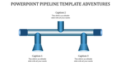 Pipeline PowerPoint Template for Process Visualization