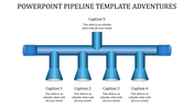 Pipeline PowerPoint Template for Workflow Management