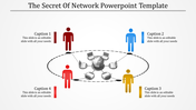 Impressive Network PowerPoint template and Google slides