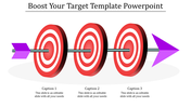 Best Target Template PowerPoint for Project Milestones