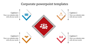 Multicolour Four Nodded Corporate PPT Templates