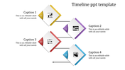 Affordable Timeline Template PPT And Google Slides With Four Nodes