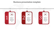 Amazing Business Presentation PowerPoint-Three Nodes