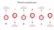 Timeline Template PowerPointT for Comprehensive Planning