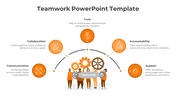 Magnificent Teamwork PowerPoint And Google Slides Template 