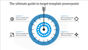 Creative Target Template PowerPoint Presentation-Blue Color