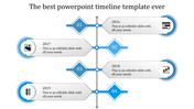 PowerPoint Timeline Template for Milestone Tracking