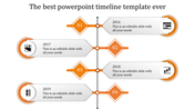 Innovative PowerPoint Timeline Template for Tracking