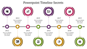 Interactive PowerPoint Timeline for Project Tracking