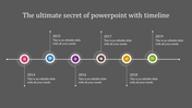 Timeline with PowerPoint Template And Google Slides  