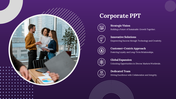 Creative Corporate PPT Template Design And Google Slides