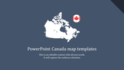 Download Unlimited Canada Map PowerPoint Templates