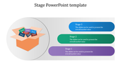 Creative Stage PowerPoint Template for Project Management