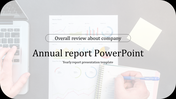 Annual Report Presentation Template PowerPoint and Google Slides