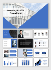 Simple Company Profile Presentation And Google Slides Themes