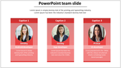 Editable PowerPoint Team Slide Template Presentation