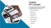 Sample Portfolio PowerPoint Template And Google Slides