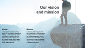 Vision And Mission PPT and Google Slides Themes - Two Node