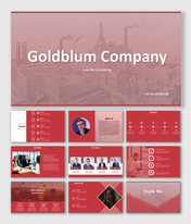 Best Goldblum Company Profile PowerPoint And Google Slides