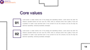 Easy Editable Core Values PPT Templates Presentation