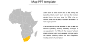 Editable Map PPT Template Slide Designs