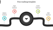 Free Roadmap Template Circular Model Slides Presentation