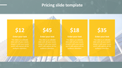 Editable Pricing Slide Template Presentation Design