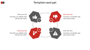 Affordable Template SWOT PPT Presentation-Circular Model