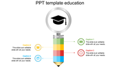 Our Predesigned PPT Template Education-Pencil Model