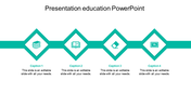 Attractive Presentation Education PowerPoint-Diamond Model