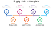 Elegant Supply Chain PPT Template Presentation Slide