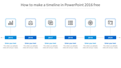 Use How To Make A Timeline In PowerPoint Model 2016 Free