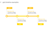 Amazing PPT Timeline Examples Slide Template