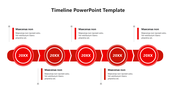 Awesome Flat Timeline PowerPoint And Google Slides