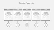 Use Timeline PowerPoint 2007 Slide Template Design