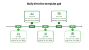 Our Predesigned Daily Timeline Template PPT