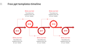 Editable Free PPT Templates Timeline In Circle Model