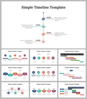 Simple Timeline PowerPoint and Google Slides Templates