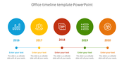 Multicolor Office Timeline Template PowerPoint Presentation