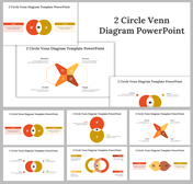 2 Circle Venn Diagram PowerPoint and Google Slides Templates