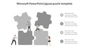 Simple Microsoft PowerPoint Jigsaw Puzzle Template