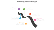 Creative Roadmap Presentation PPT Slide Design